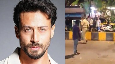 बॉलीवुड अभिनेता टाइगर श्रॉफ की गाड़ी पर फायरिंग, फैंस के फोन में रिकॉर्ड हुआ पूरा घटनाक्रम