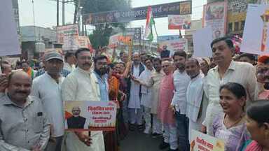 मुजफ्फरनगर में सेवा ज्योति यात्रा का आयोजन, भाजपा नेताओं ने गिनाईं सरकार की उपलब्धियां